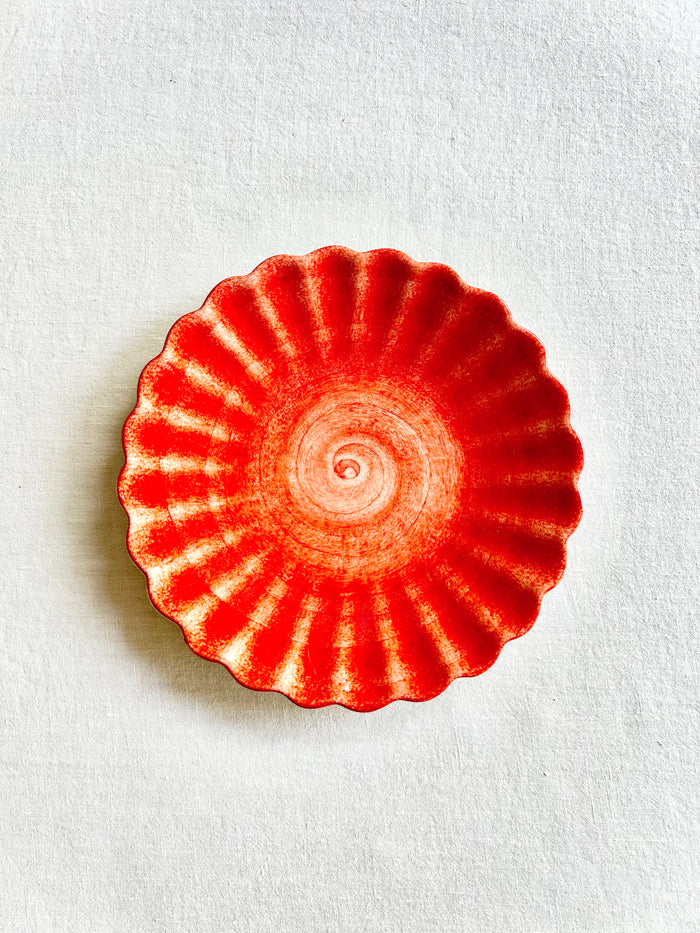 Oyster Dinnerware - Tangerine - S/4