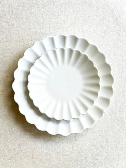 Oyster Dinnerware - White - S/4