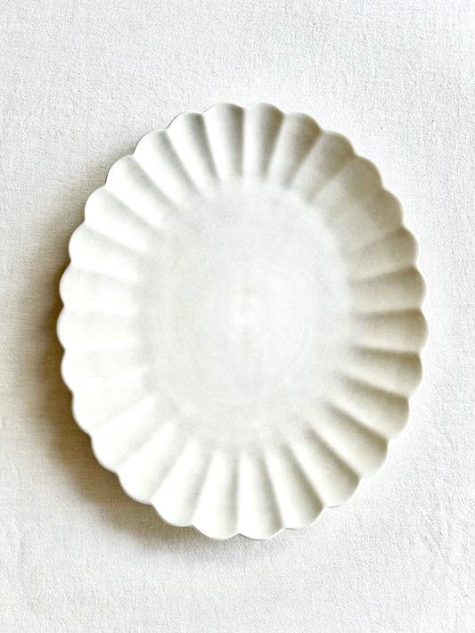 Oyster Oval Platter - Sand