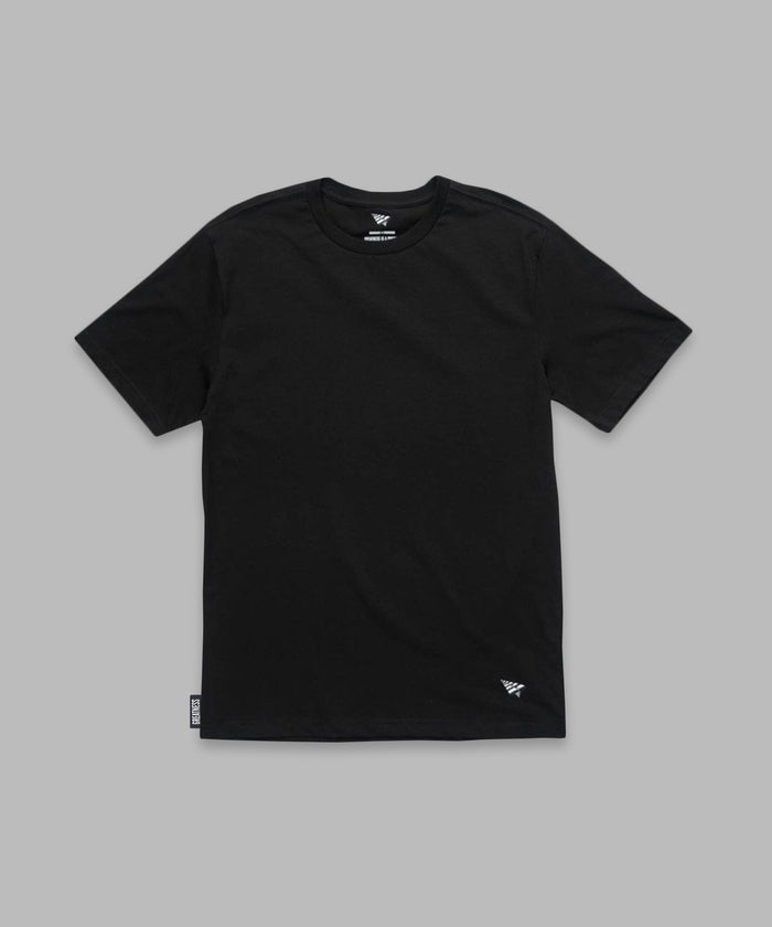 Paper Planes Essential Three Pack Tees - Black