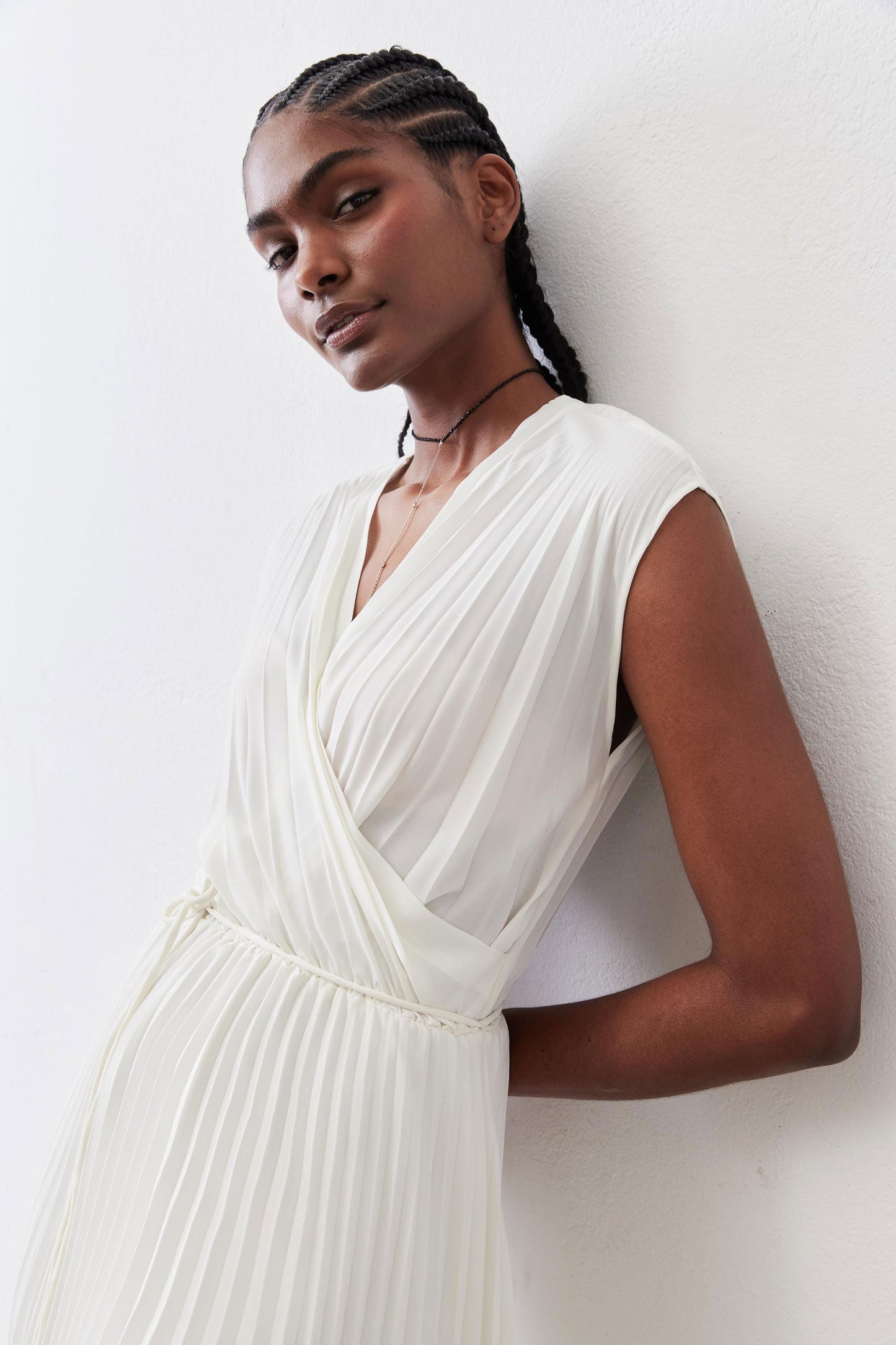 Perfect Pleated Wrap Dress