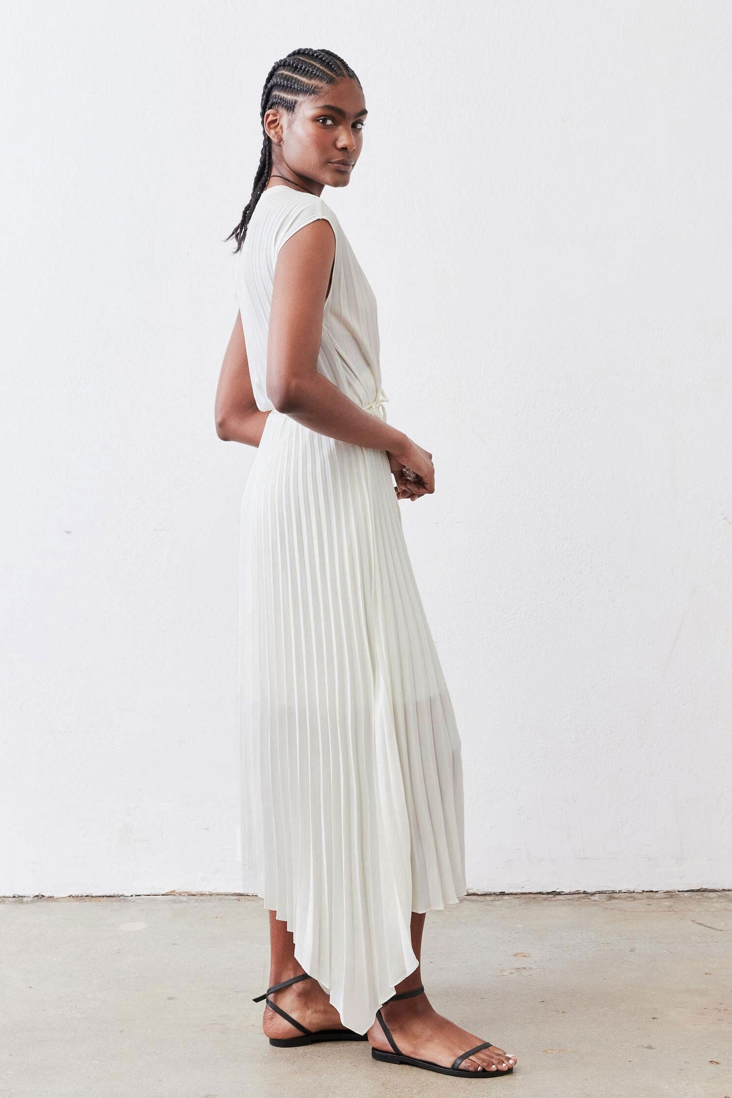 Perfect Pleated Wrap Dress