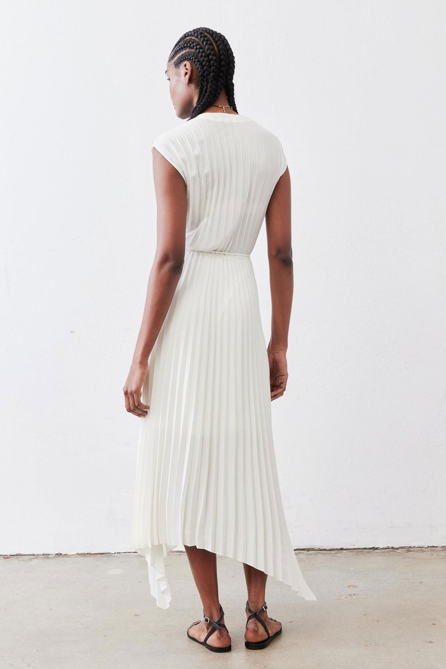 Perfect Pleated Wrap Dress
