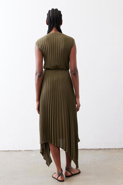 Perfect Pleated Wrap Dress