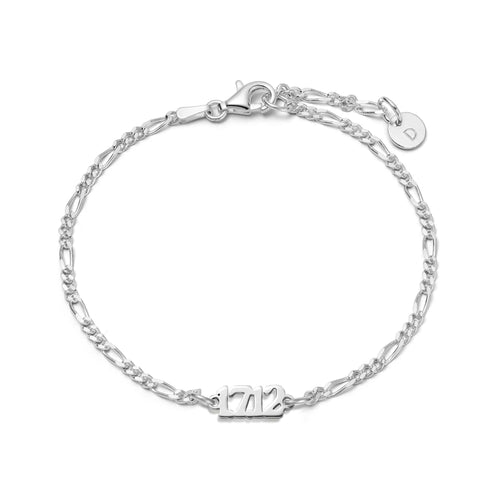 Personalised Date Bracelet Sterling Silver
