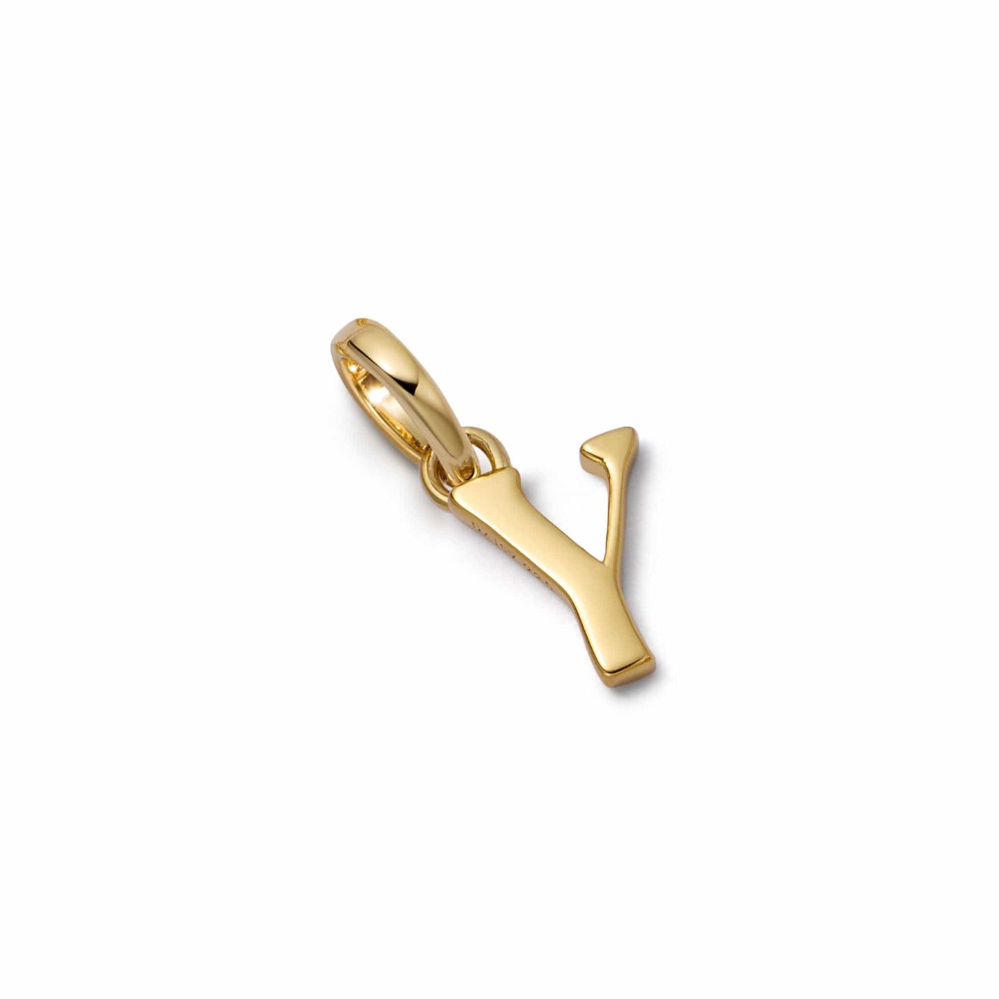 Personalised Initial Charm Pendant 18ct Gold Plate