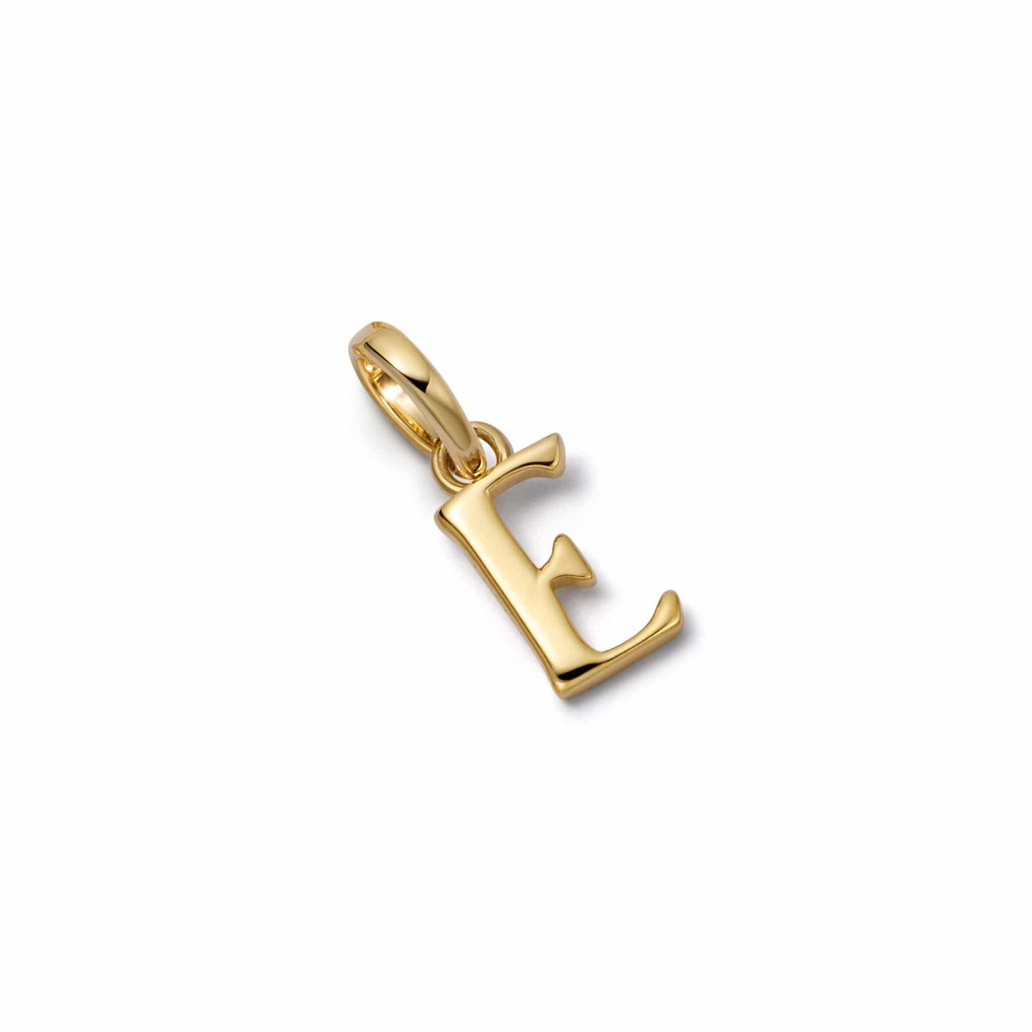 Personalised Initial Charm Pendant 18ct Gold Plate