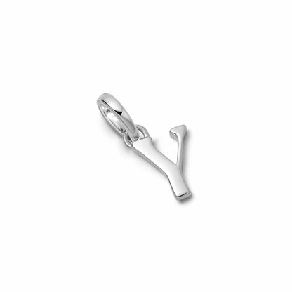 Personalised Initial Charm Pendant Sterling Silver
