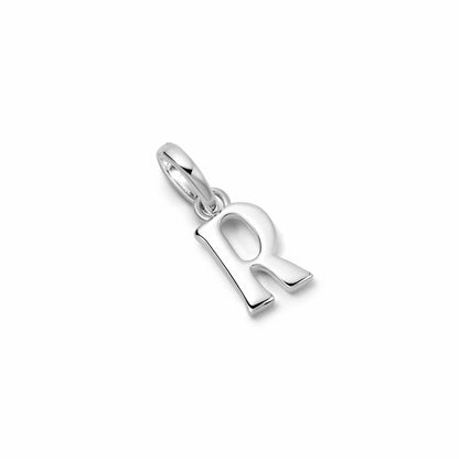Personalised Initial Charm Pendant Sterling Silver