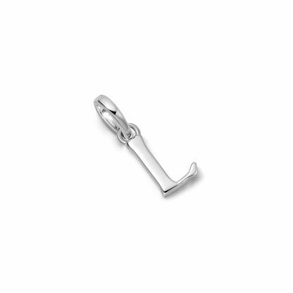 Personalised Initial Charm Pendant Sterling Silver