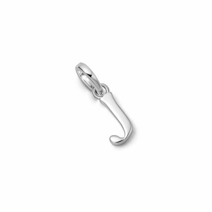 Personalised Initial Charm Pendant Sterling Silver