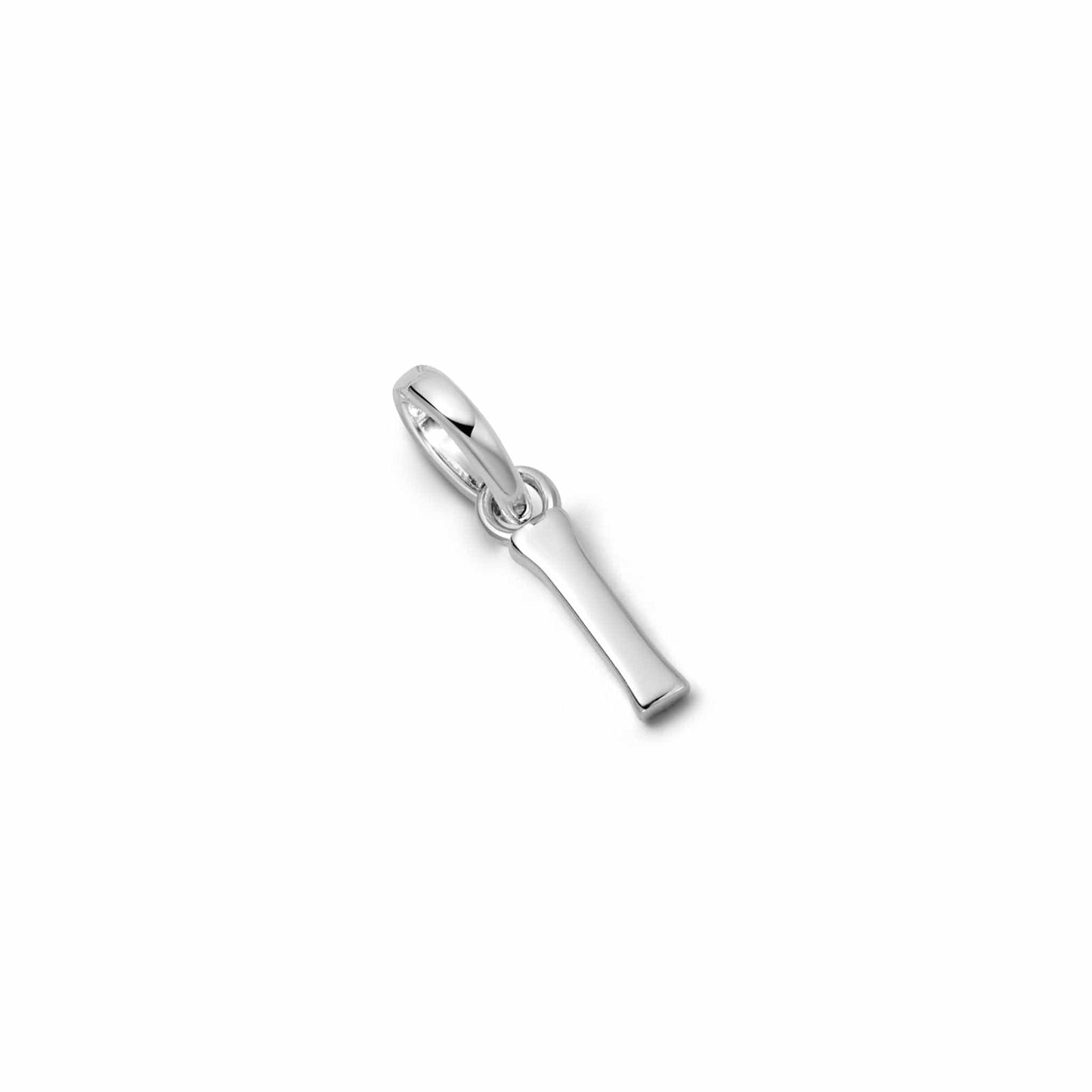 Personalised Initial Charm Pendant Sterling Silver