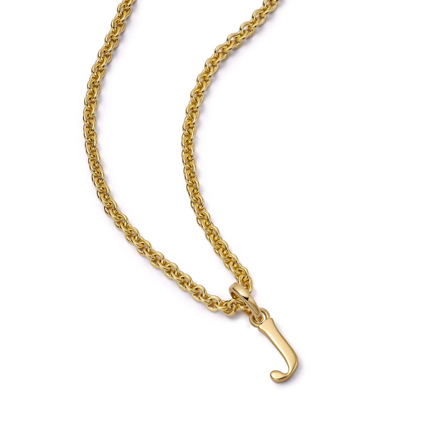 Personalised Initial Pendant Necklace 18ct Gold Plate