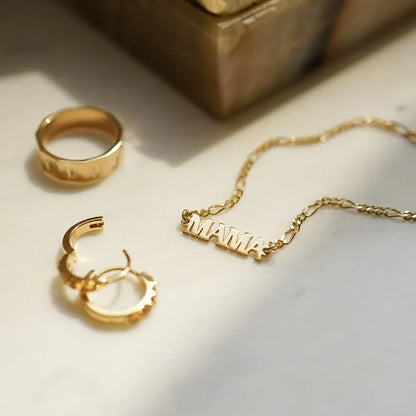Personalised Name Bracelet 18ct Gold Plate
