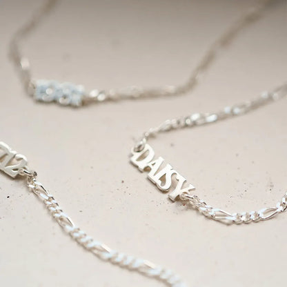 Personalised Name Bracelet Sterling Silver