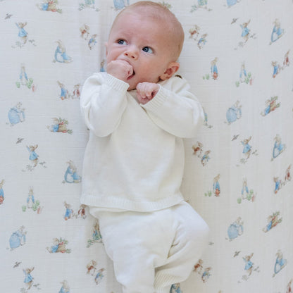 PETER RABBIT™ COTTON MUSLIN CHANGING COVERS - Saranoni
