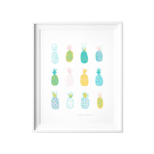 Pineapples Print