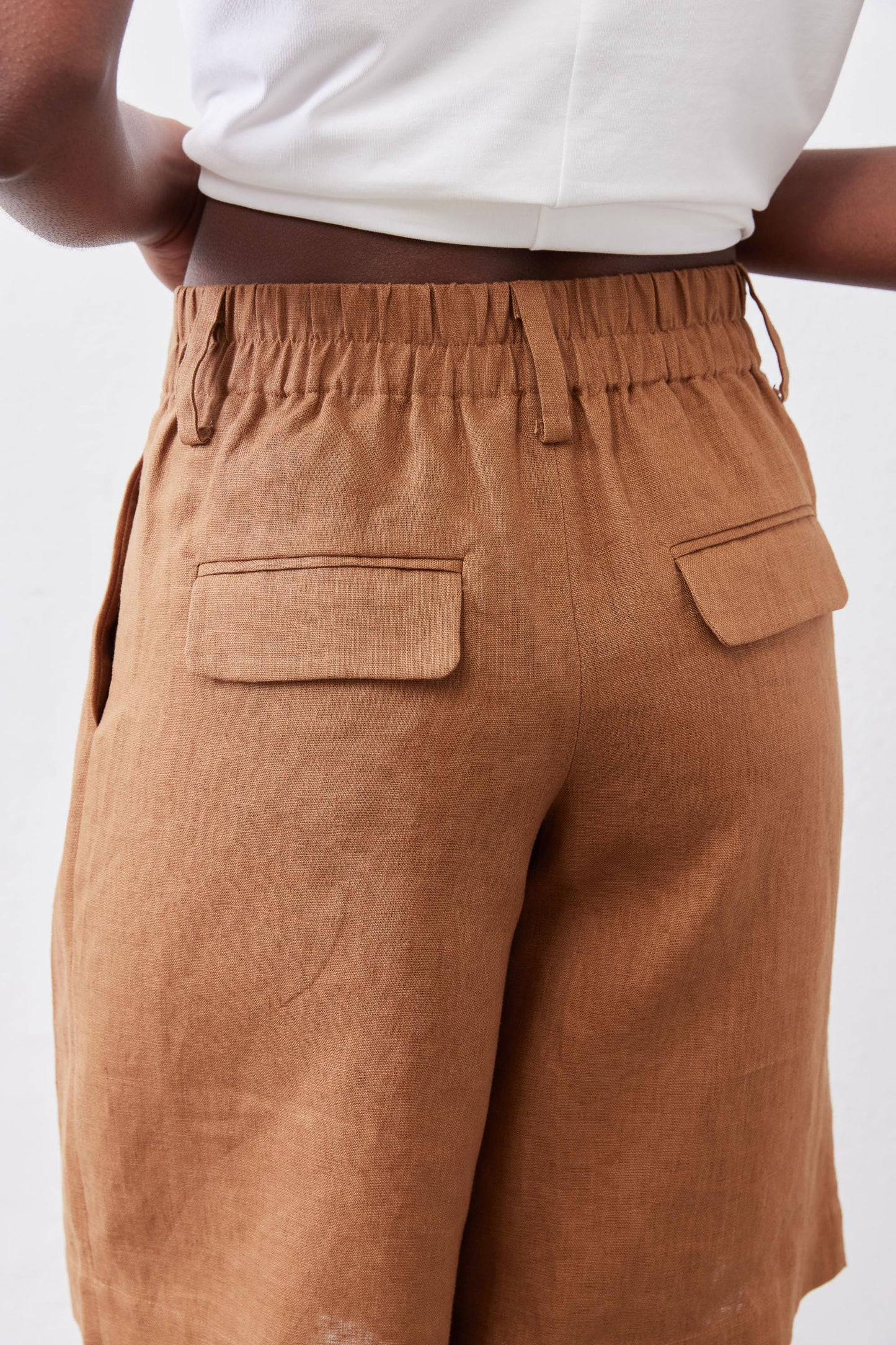 The Pleated Bermuda Shorts