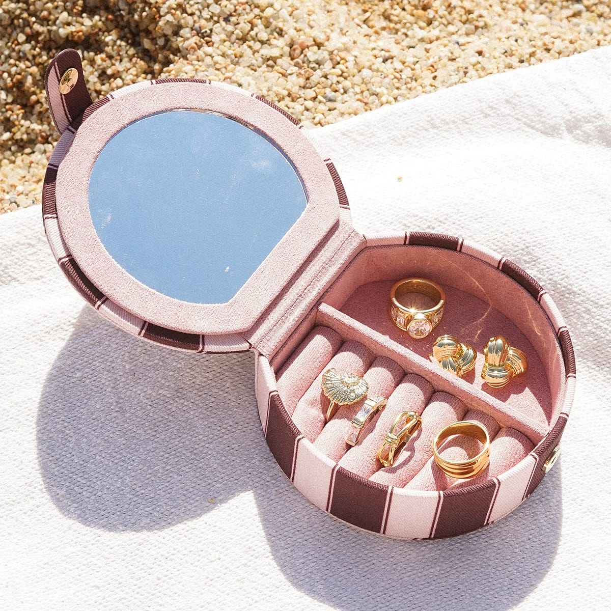 Polly Compact Mulberry Jewellery Box