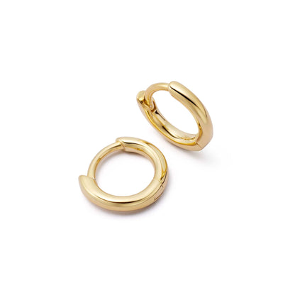 Polly Essential Huggie Earrings 18ct Gold Plate