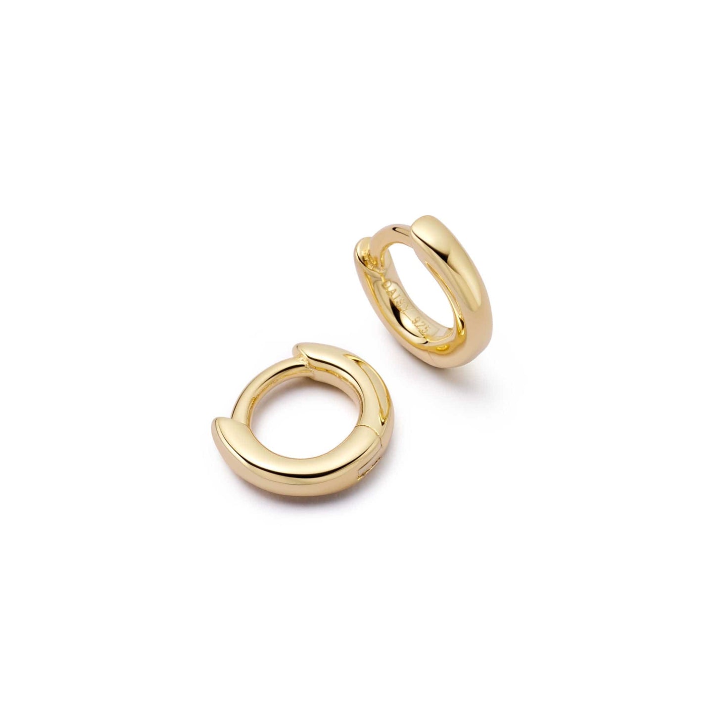 Polly Essential Huggie Earrings 18ct Gold Plate