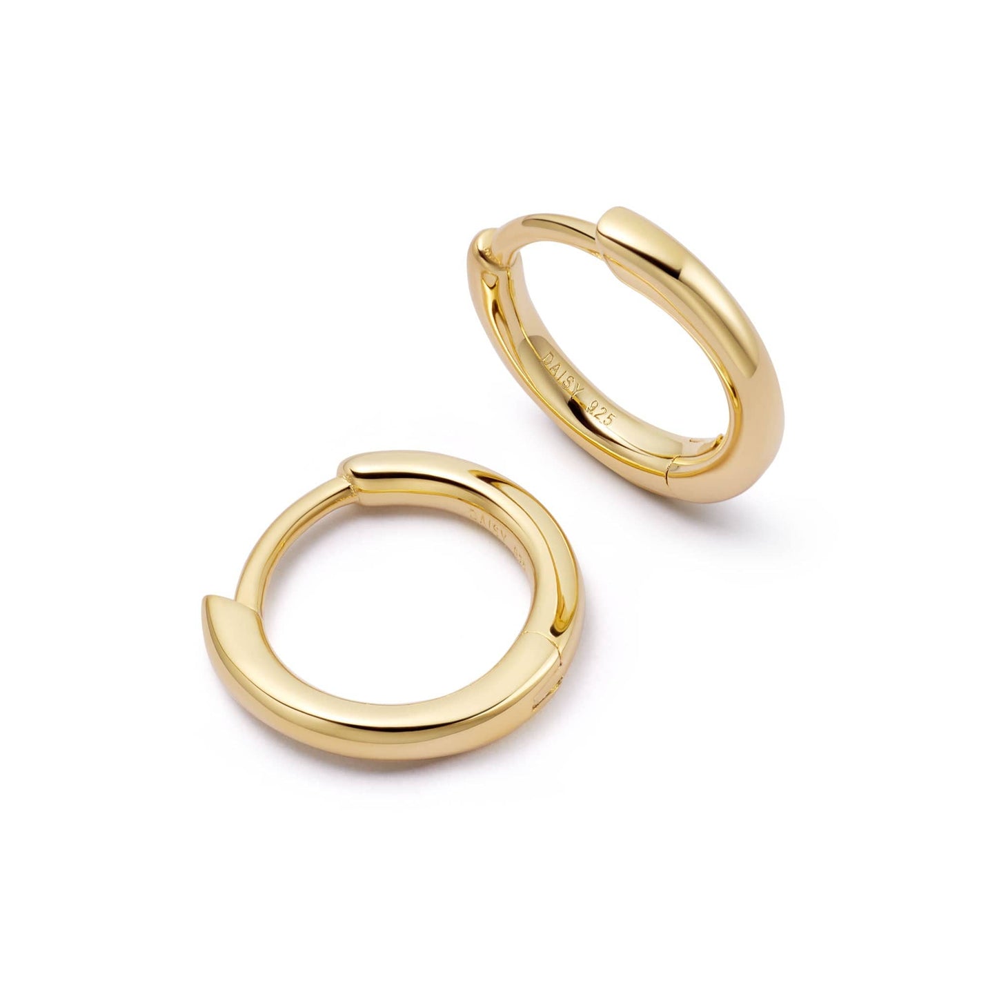 Polly Essential Huggie Earrings 18ct Gold Plate