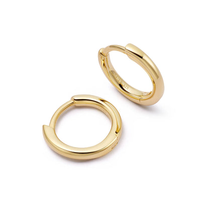 Polly Essential Huggie Earrings 18ct Gold Plate