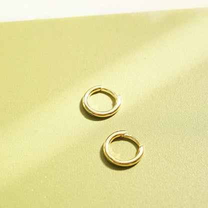 Polly Essential Huggie Earrings 18ct Gold Plate