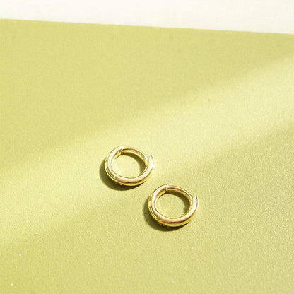 Polly Essential Huggie Earrings 18ct Gold Plate