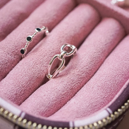 Polly Knot Band Ring Sterling Silver