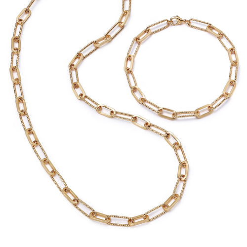 Polly Paper Clip Layering Set 18ct Gold Plate