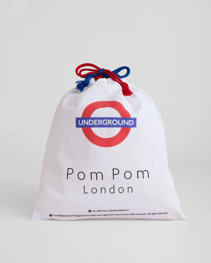 Pom Pom Original Bag with Special Keyring and Dust Bag Circle Line Yellow