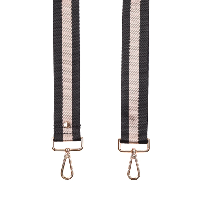 Pom Pom Strap Bronze Stripe