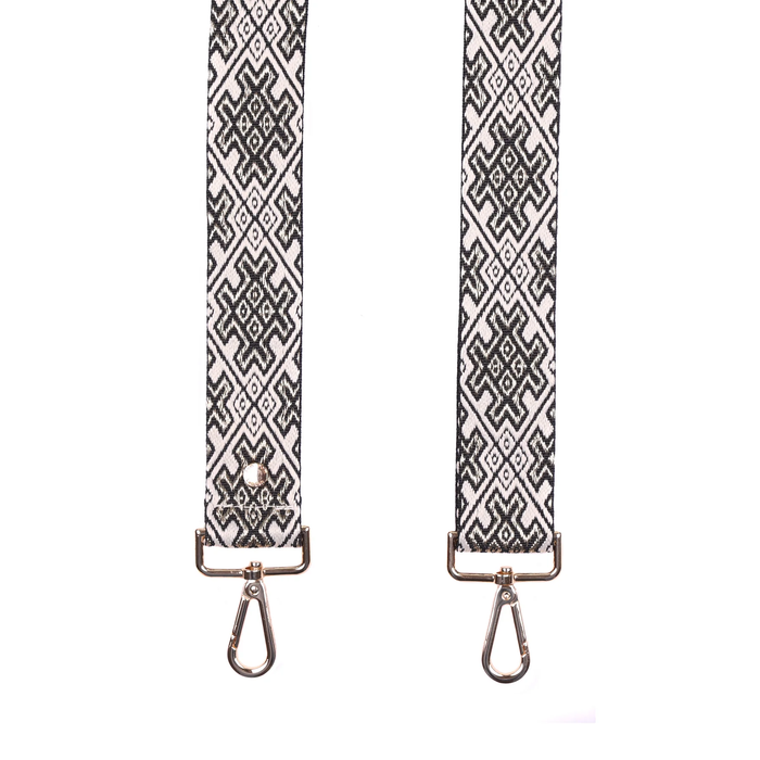 Pom Pom Strap Pewter Cross Stitch