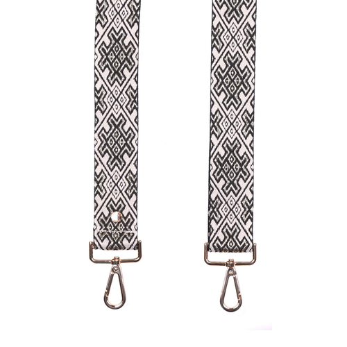 Pom Pom Strap Pewter Cross Stitch
