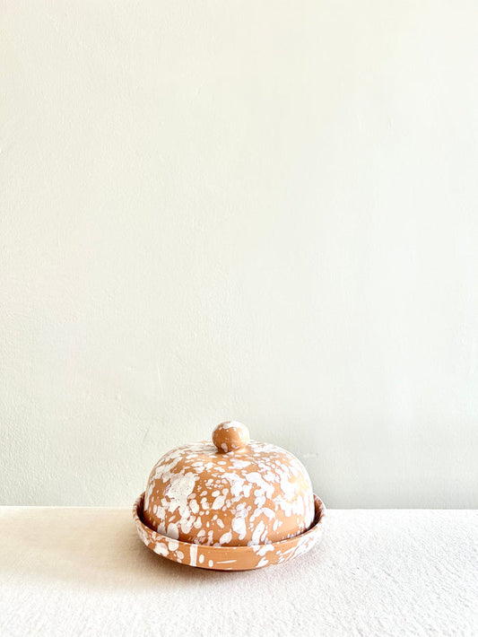 Pompeii Covered Butter Dish - Sienna