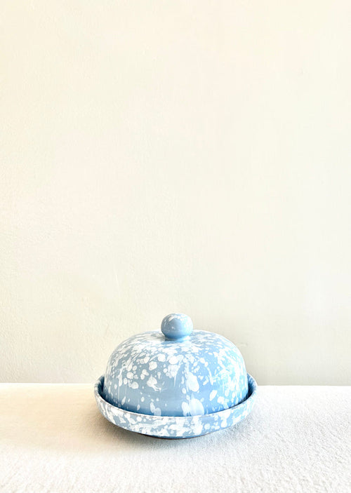 Pompeii Covered Butter Dish - Sky