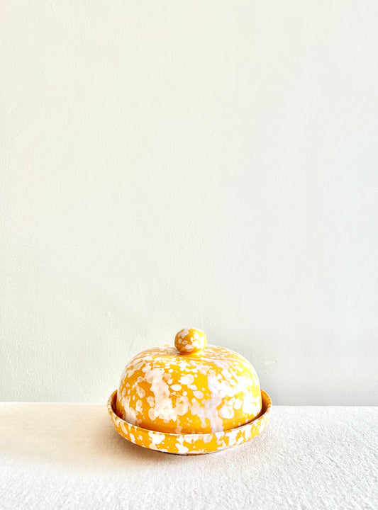 Pompeii Covered Butter Dish - Yolk