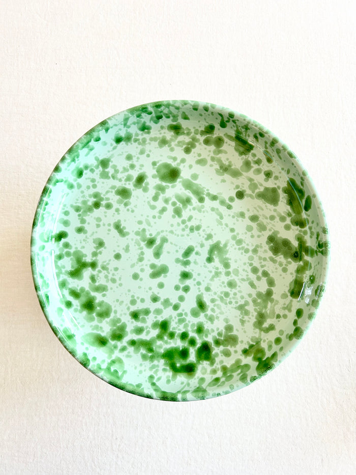 Pompeii Footed Cake Plate - Jade - 10"