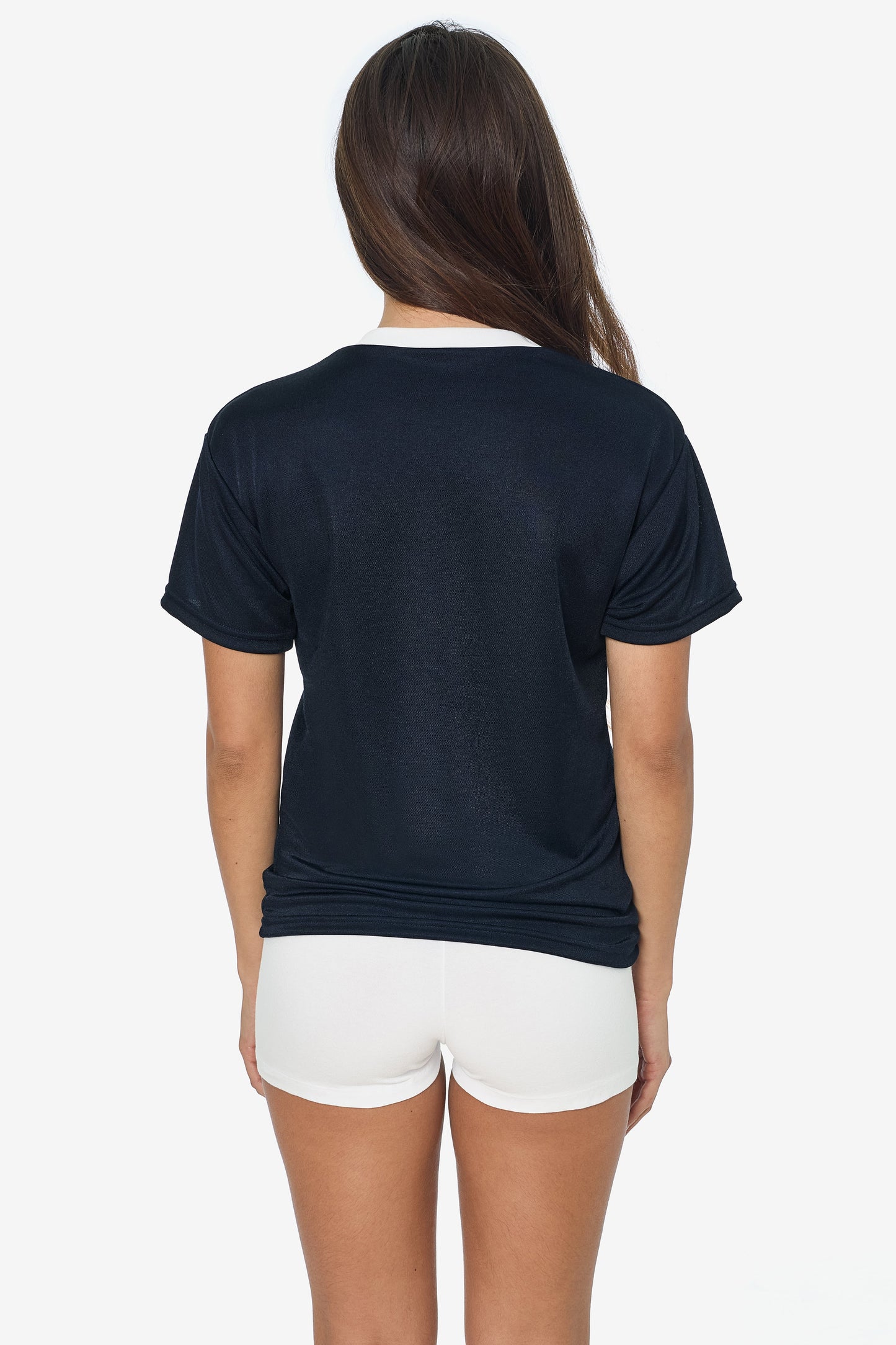 PPQ56 - Boxy Fit V-Neck Tee