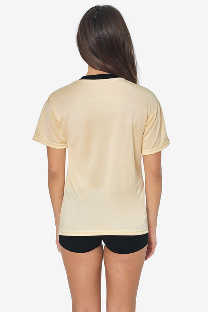 PPQ56 - Boxy Fit V-Neck Tee