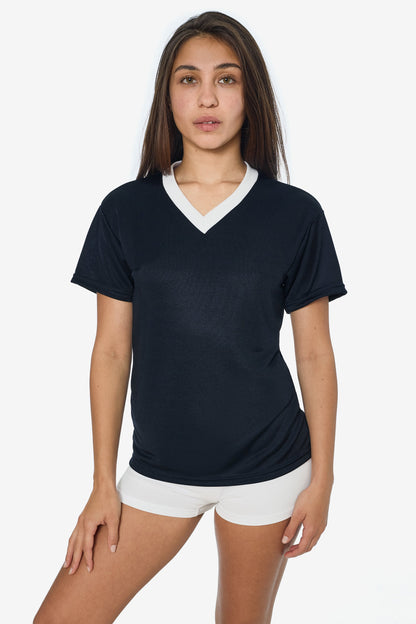 PPQ56 - Boxy Fit V-Neck Tee