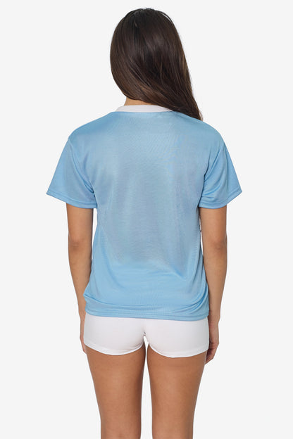PPQ56 - Boxy Fit V-Neck Tee