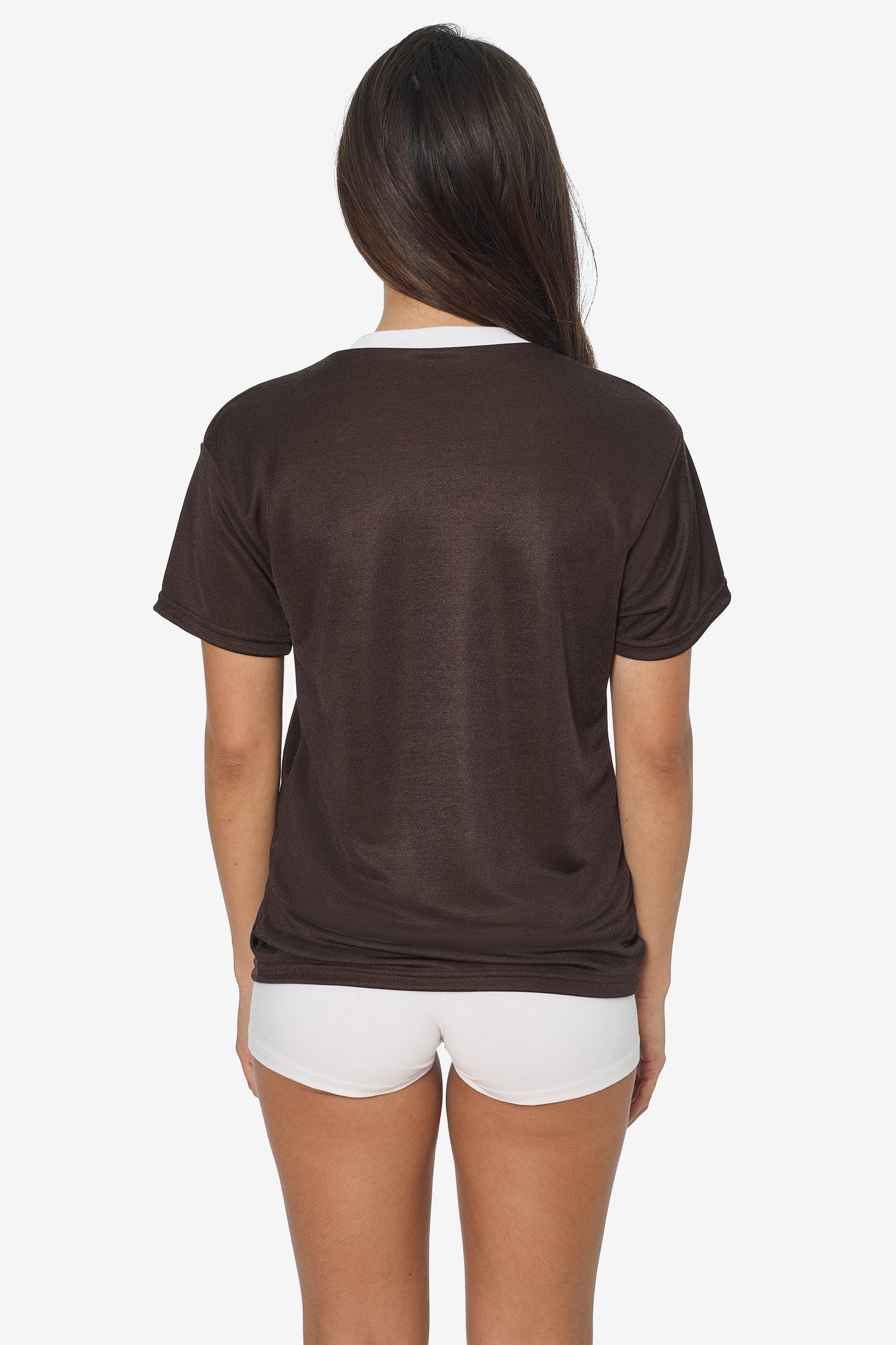 PPQ56 - Boxy Fit V-Neck Tee