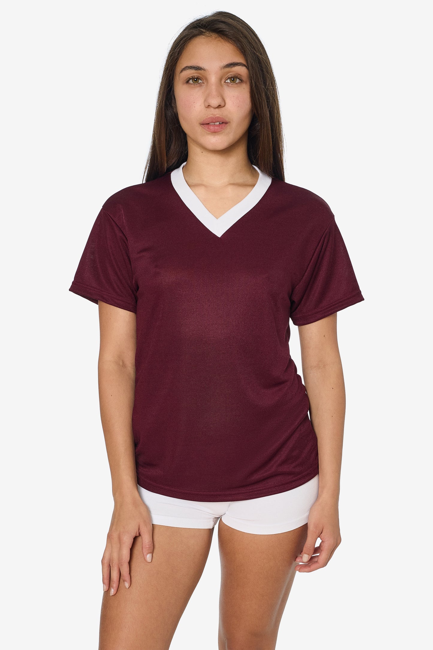 PPQ56 - Boxy Fit V-Neck Tee