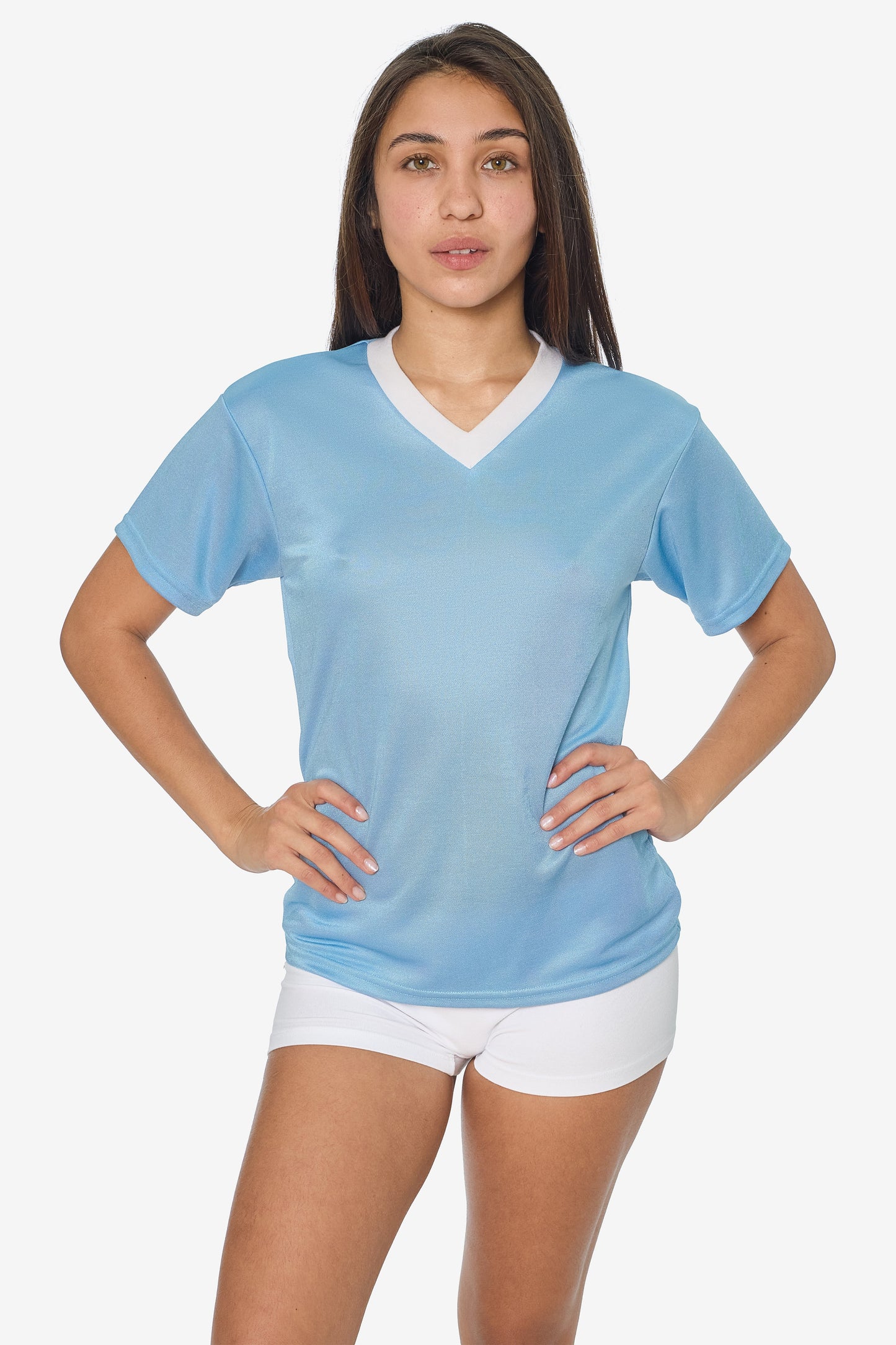 PPQ56 - Boxy Fit V-Neck Tee