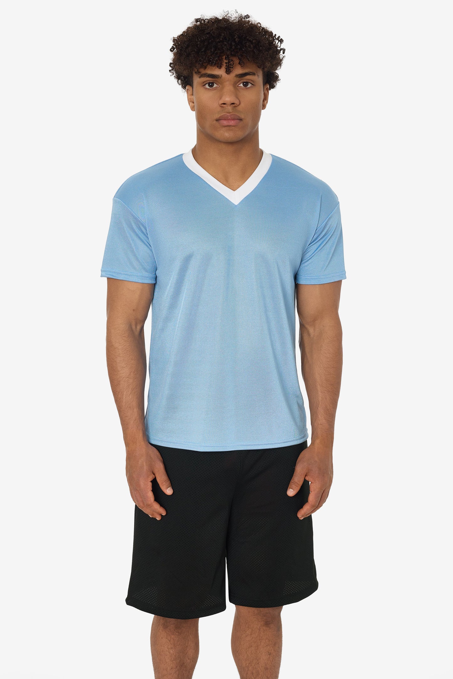 PPQ56 - Boxy Fit V-Neck Tee