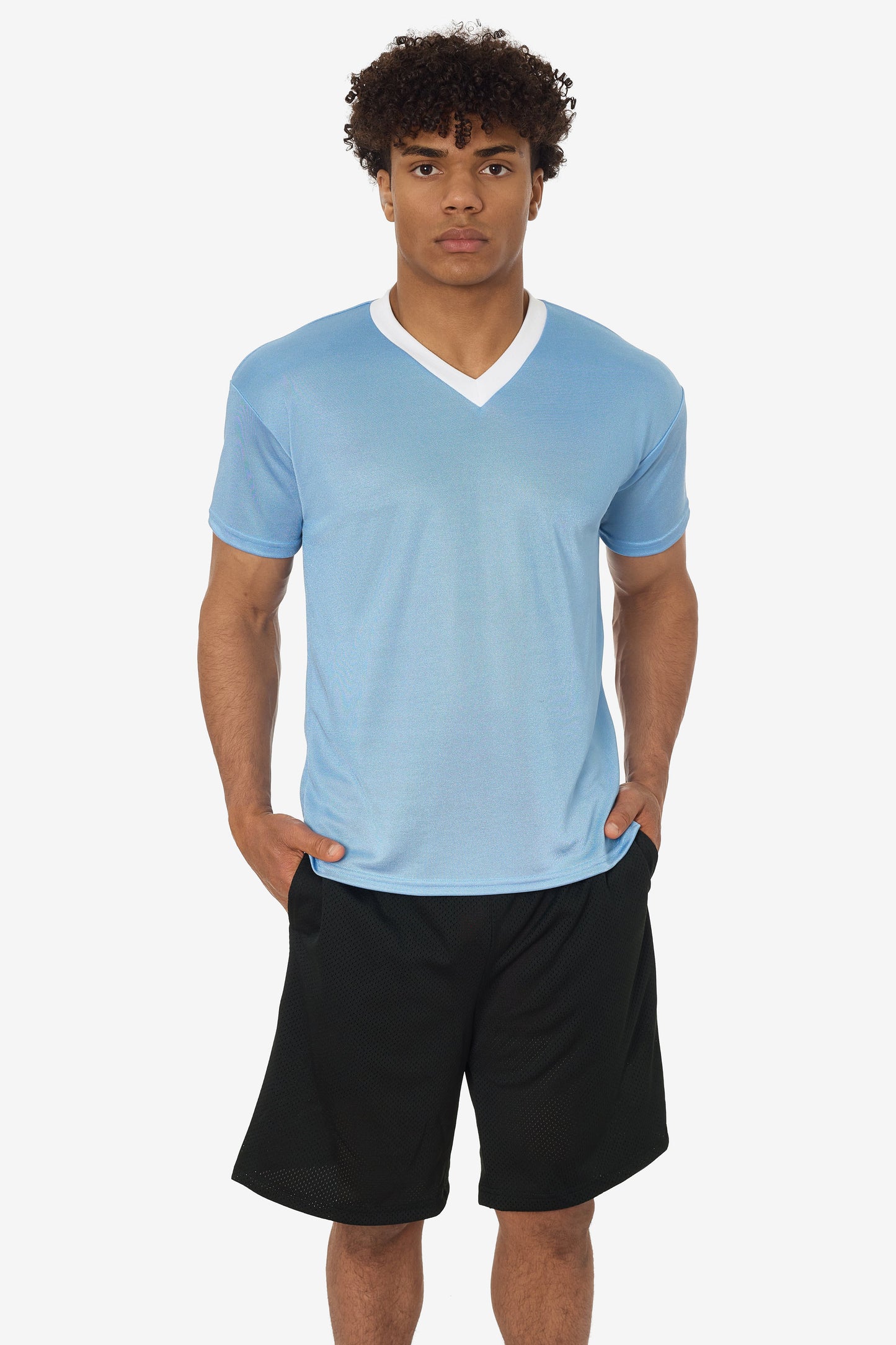 PPQ56 - Boxy Fit V-Neck Tee