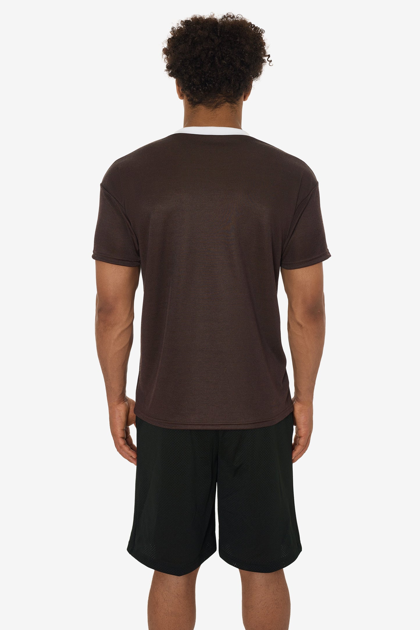 PPQ56 - Boxy Fit V-Neck Tee