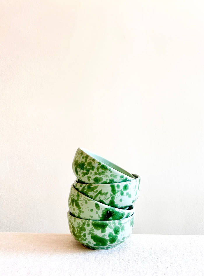 PRE-ORDER - Pompeii Snack Bowls- Jade - S/4